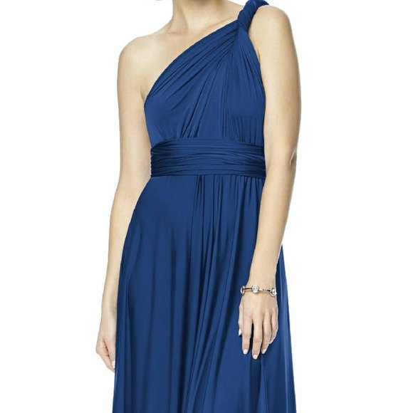 Dessy Twist Wrap Dress - Picture 1 of 4